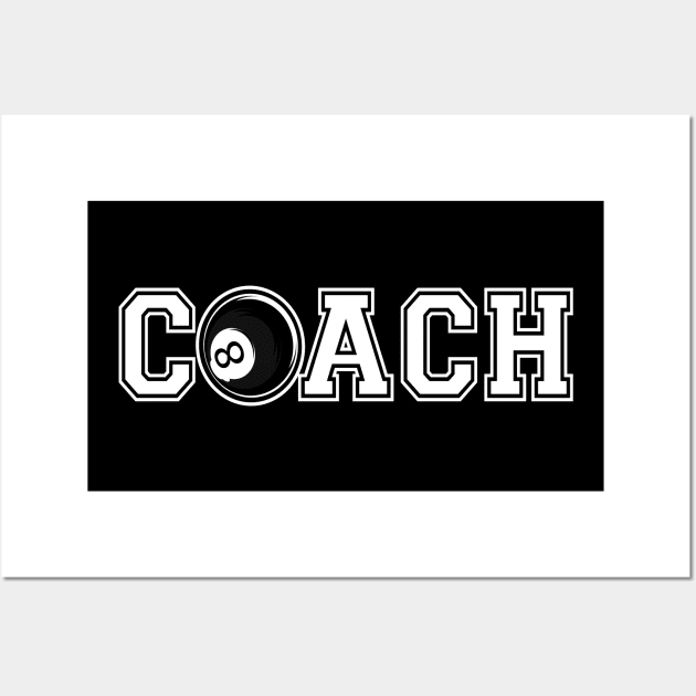 Billiards Coach Wall Art by PlimPlom